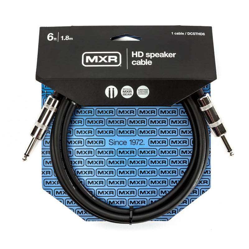 MXR Heavy Duty TS 1/4 Inch Speaker Cable 6 ft|1.8 m (DCSTHD6) - Image 1